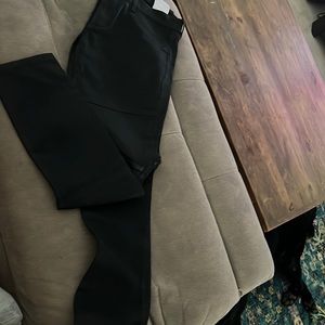 Banana Republic Skinny Black Coated Jeans